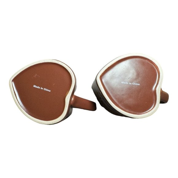 Christkindlmarket German Ich Liebe Milwaukee Winter Heart Shaped Mug set of 2! - Picture 9 of 9